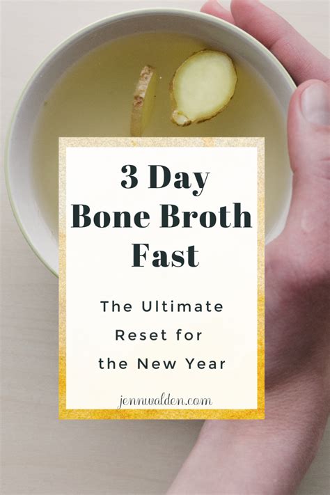 3 day bone broth diet plan