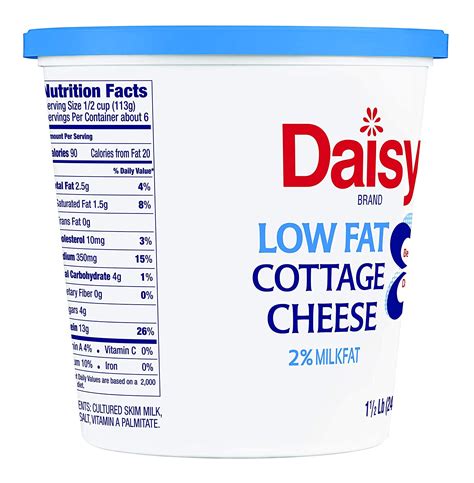 Daisy cottage cheese nutrition