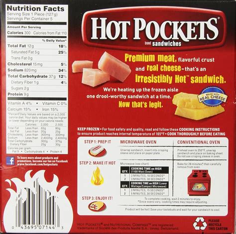 Hot pocket nutrition