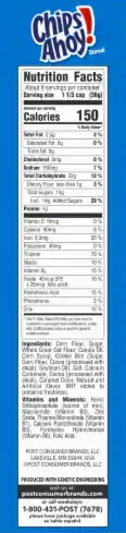 Serving Size and Servings per Container